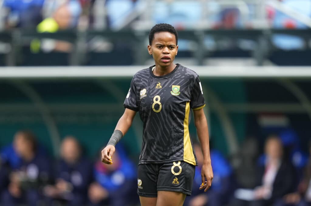 Hildah Magaia (South Africa) in action
