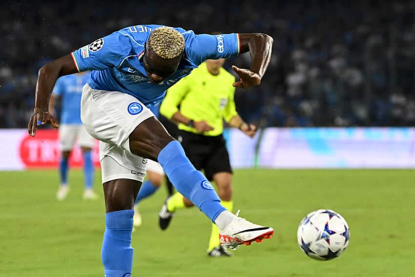 Victor Osimhen in action for Napoli