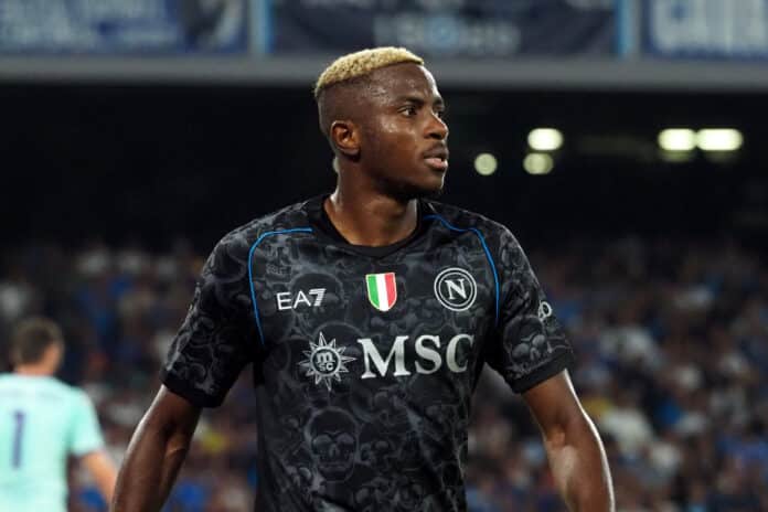 Victor Osimhen in action for Napoli